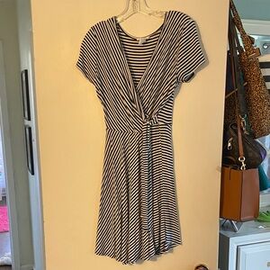 Rolla Coster Black and White Striped Mini Dress